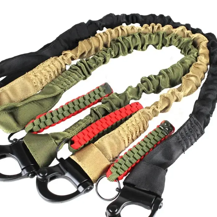 Élingue de sécurité militaire en nylon robuste pour fusil, lanière de protection tactique à dégagement rapide pour chasse en plein air