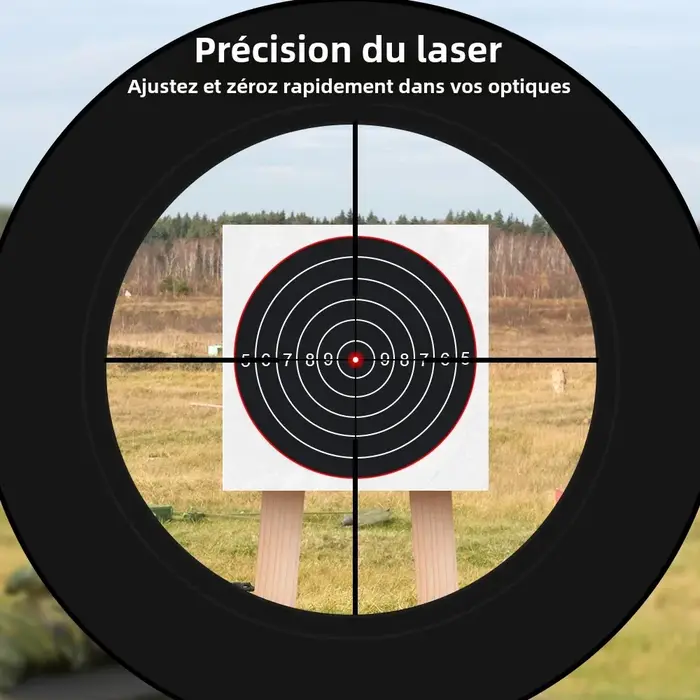 Cartouche laser CAL 44MAG rouge bore sighter - Alignement viseur pistolet fusil chasse