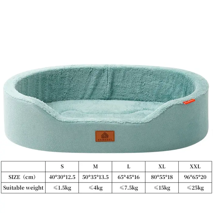 Lits pour chiens de grande taille, lit orthopédique d'hiver pour chiens de taille moyenne et grande,