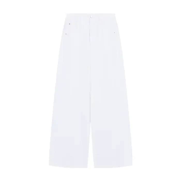 Vêtements pour femmes jean noir cravate colorant blanchi conception irrégulière dégradé multicolore 