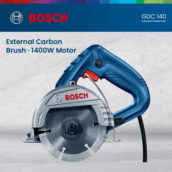 Bosch – Machine de découpe de marbre GDC 140 GDM 13-34, scie circulaire électrique portative profess