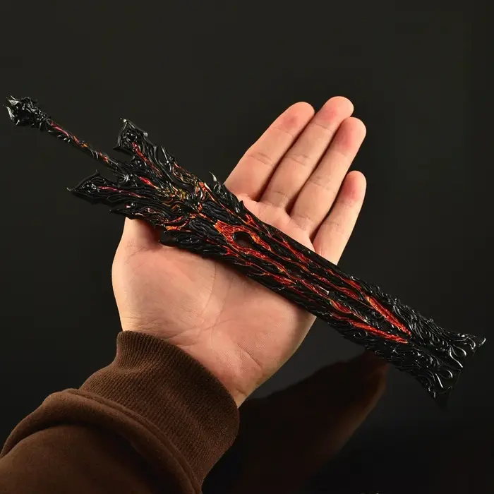 Modèle d'arme Xiao Yan de 30 cm/11,81 pouces, Bataille à travers les Cieux, décoration de bureau, co