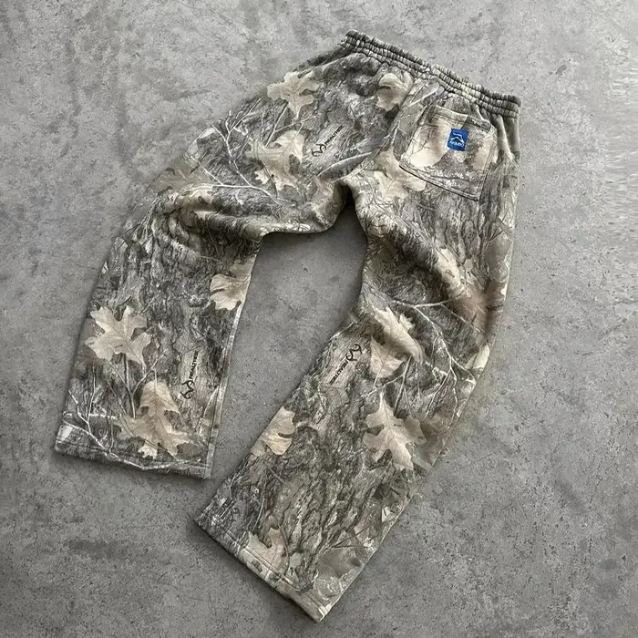 Pantalon camouflage streetwear chasse urbaine - Coupe oversized unisexe hip hop gothique