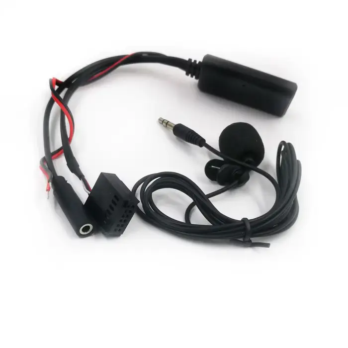 Biurexhaus- Adaptateur Bluetooth pour Ford, Mondeo, Focus, 6000CD, Autoradio, AUX, Microphone, Mains