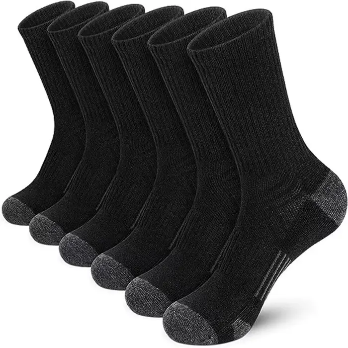 Pack 5 paires chaussettes outdoor homme - Socks cyclisme running confort chasse toutes saisons