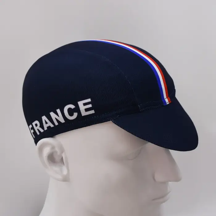 Casquette de cyclisme de l'équipe de France pour hommes et femmes, chapeau de vélo de route, vêtements de sauna