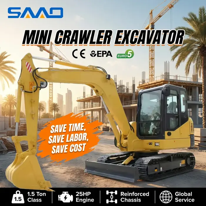 Excavatrice sur chenilles personnalisée, gros engin de chantier, équipement lourd, excavatrices hydr
