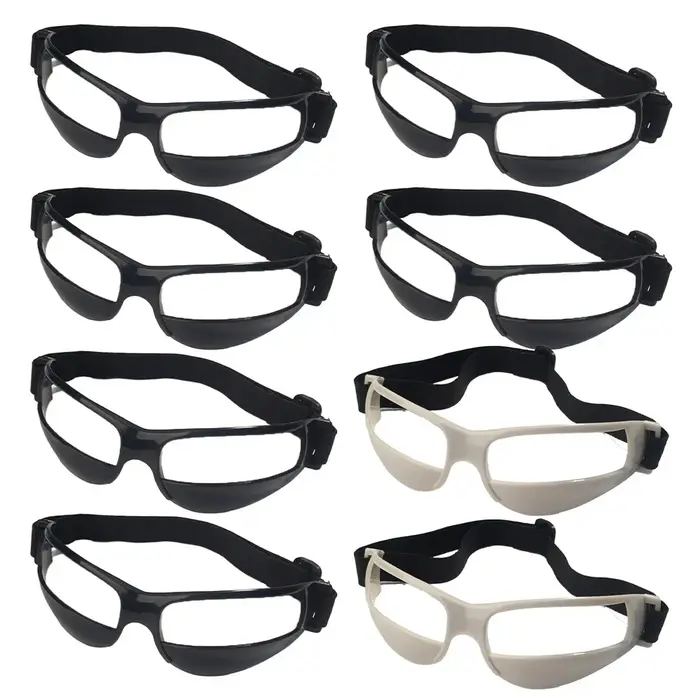 Lunettes d'entraînement de basket-ball, 8 pièces, lunettes de dribble pour les jeunes, conçues pour 