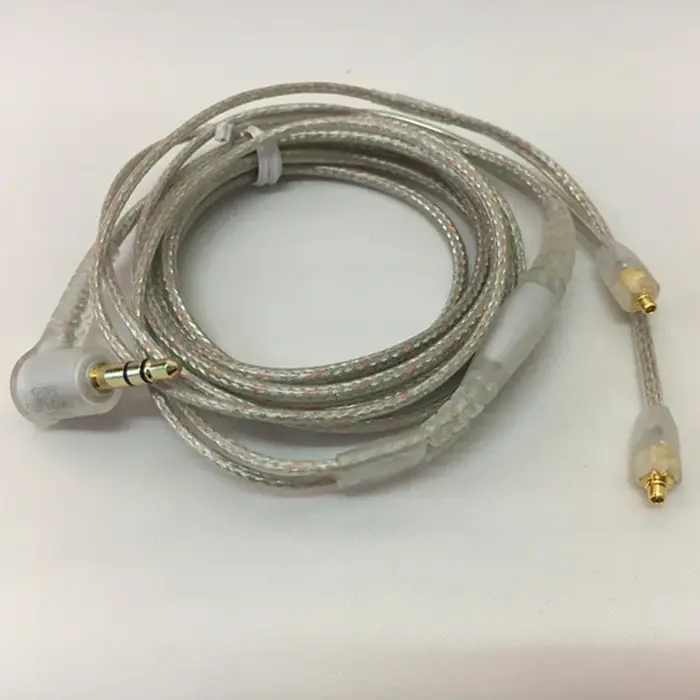 Pour Shure SE215 SE315 SE425 SE535 écouteurs accessoires 1.6M clair double sortie câble Audio détach
