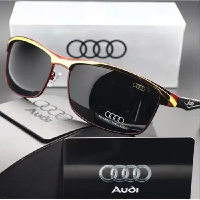 2025 Mode Nouvelles lunettes de soleil Audi pour hommes et femmes UV400 Lunettes de soleil polarisée