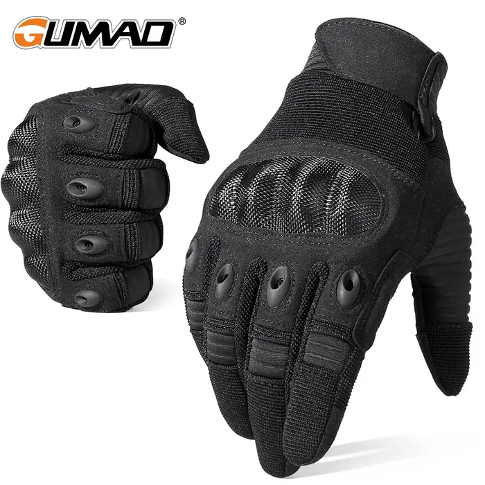 Gants tactiques écran tactile pour chasse et vélo - Coque dure anti-dérapante sports outdoor