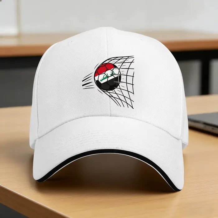 Casquette de baseball unisexe avec drapeau irakien style hip hop pour hommes et femmes football chasse camping occassions spéciales
