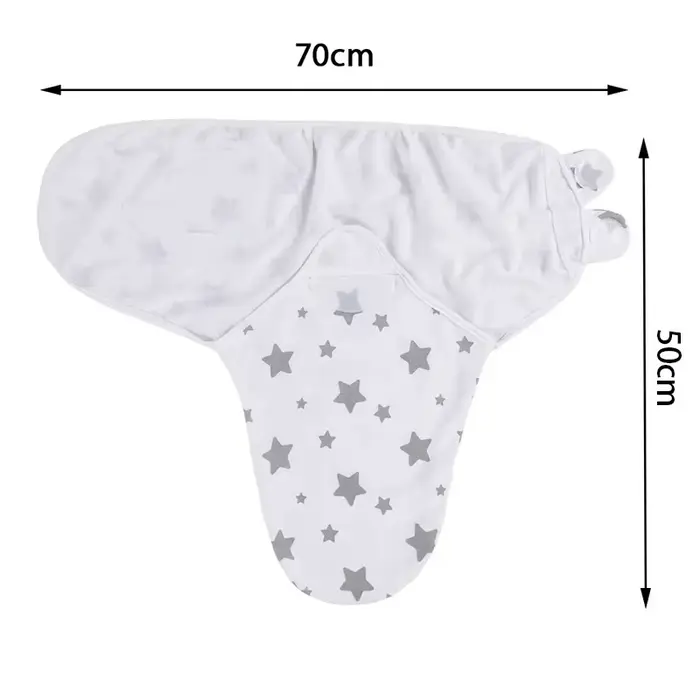 Ensemble de couverture et de chapeau pour bébé de 0 à 6 mois, en coton imprimé de dessin animé, emma