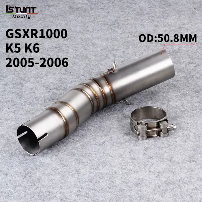 Tuyau de liaison intermédiaire modifié pour Suzuki GSXR1000, GSX R1000, GSPoly 1000, 2005-2016, syst