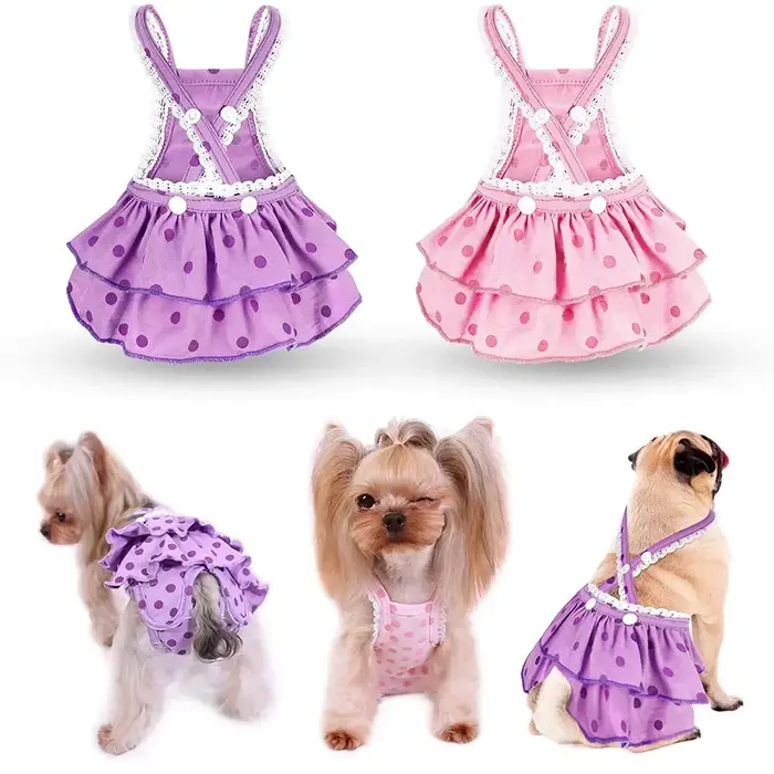 Couche-culotte menstruelle lavable pour chien