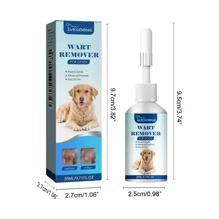 Pommade de Soin Cutané pour Chiens et Chats, Crème Apaisante pour Verrues et Acrochordons, Nettoyage