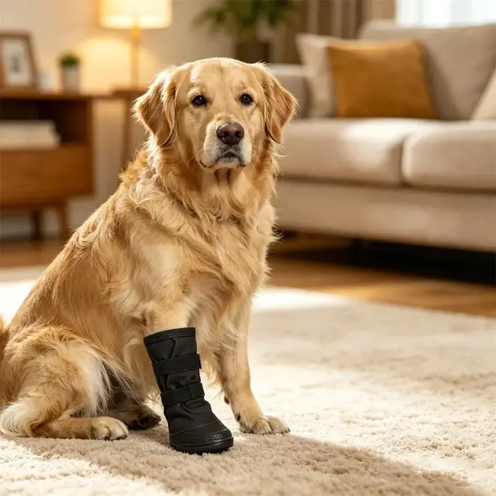 Protections impermeables pour pattes de chien en gel de silice HEONYIRRY pour petits chiens usage quotidien balade hiver été
