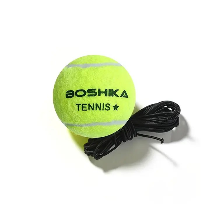 Balle de tennis avec cordon pour l'entraînement individuel, balle de tennis sportive à haute élastic