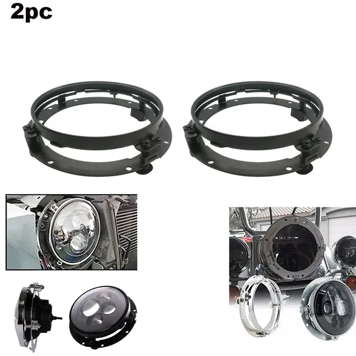 Anneau de support de montage de phare LED rond de 7 pouces, pour voiture Wrangler JK Suzuki samouraï