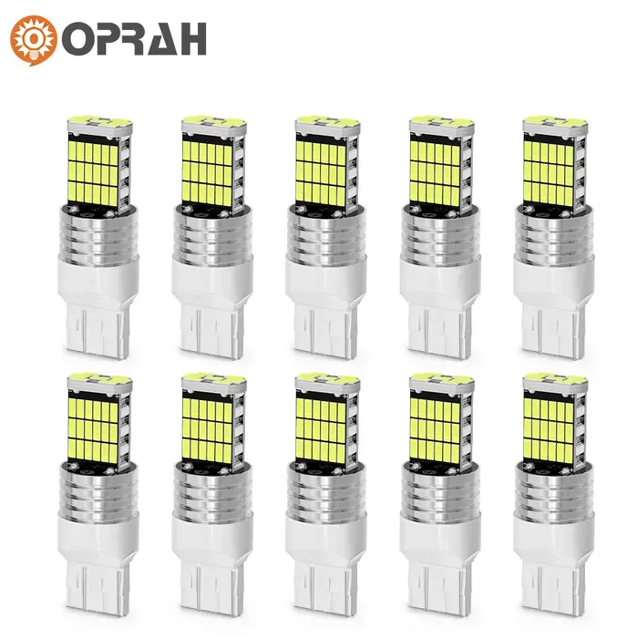 Oprah 10X lumière LED de voiture haute luminosité 1157 BAY15D T20 7443 T25 3157 45*4014SMD Canbus po