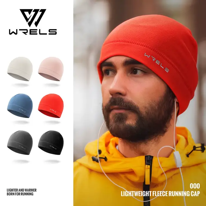 WRELS hiver thermique course sport chapeaux pour hommes doux coupe-vent bonnet chapeau randonnée cyclisme Snowboard Ski