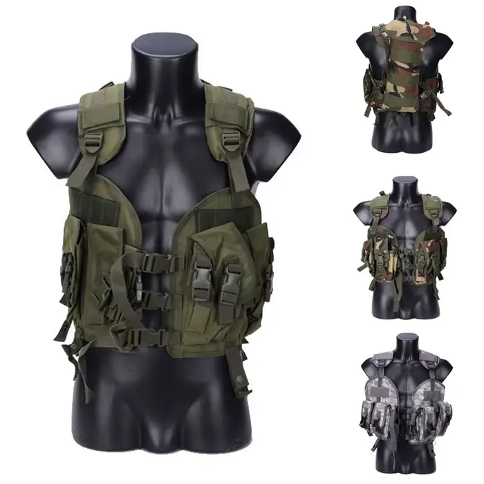 Gilet tactique camouflage pour hommes
