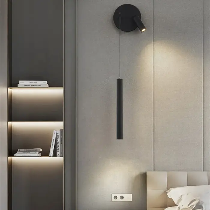 Lampe de chevet applique nordique minimaliste salon fond applique Spot lampe lumière luxe LED modern