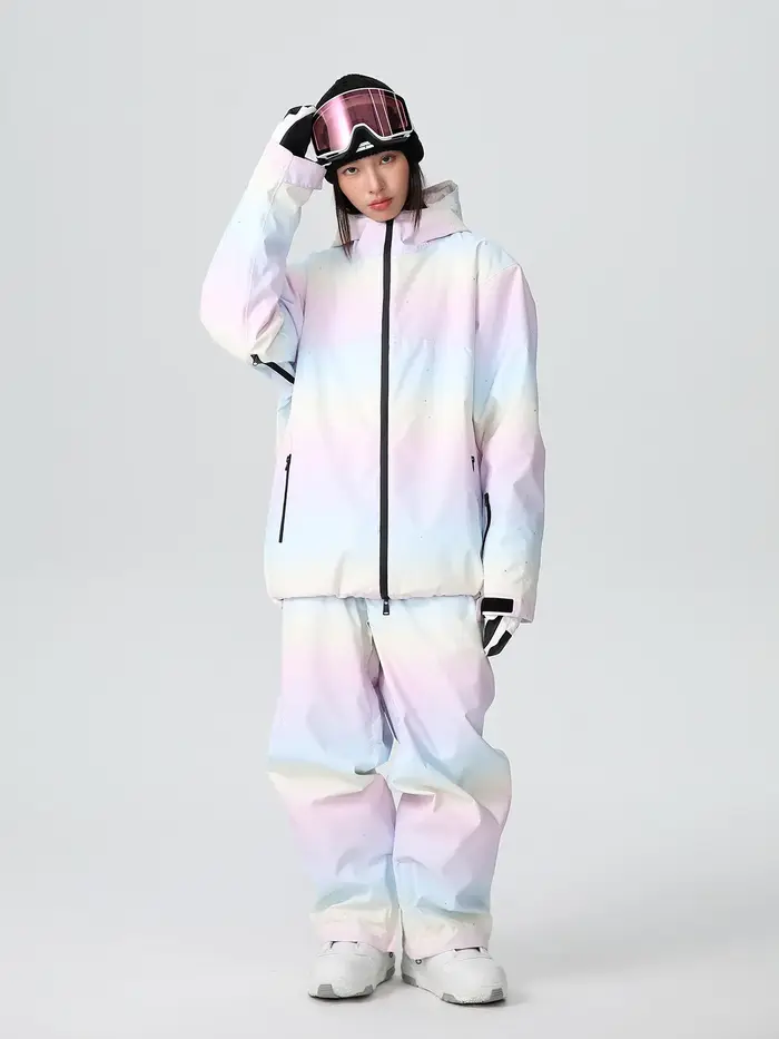 SEARIPE-Veste et Pantalon de Ski Imperméables et Respirants pour Femme, Vêtements de Snowboard Chaud