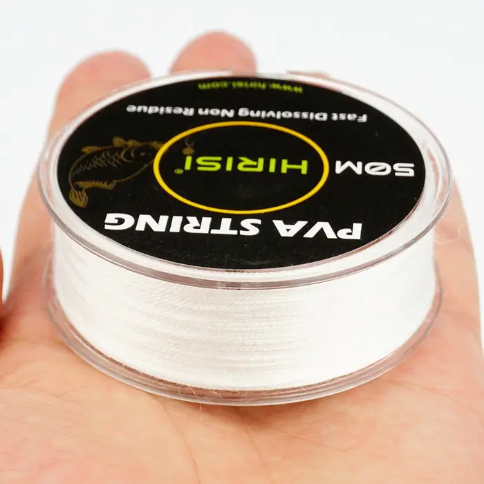 2 Bobines de 50m Cordes PVA  String à dissolution totale pour bouillettes et appâts de pêche carpe