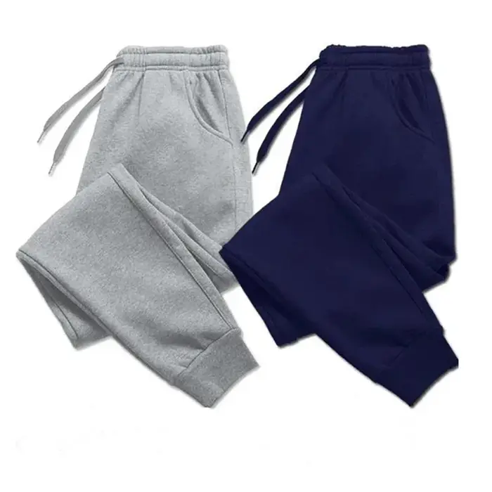Pantalon sweatpants homme automne hiver polaire running jogger sport salle mode couleur unie