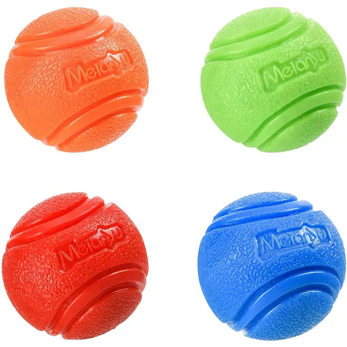 Balle en caoutchouc Gabe pour chiens, résistante, pour nettoyage naturel des dents, jeu en plein air, diverses tailles et couleurs, idéale pour entraînement et cadeau pour animaux de compagnie