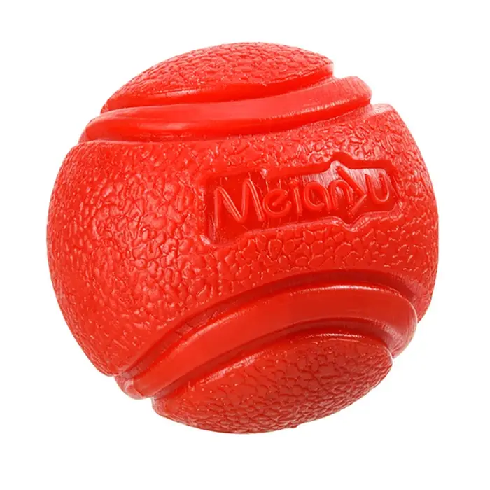 Jouet pour chien balle en caoutchouc résistant aux morsures balle jouet pour chiens chiot Teddy Pitb