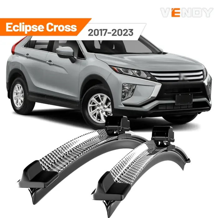 Pour Mitsubishi Eclipse Cross 2017-2023 2018 2019 2020 2021 2 pièces balais d'essuie-glace avant essuie-glaces en Fiber de carbone