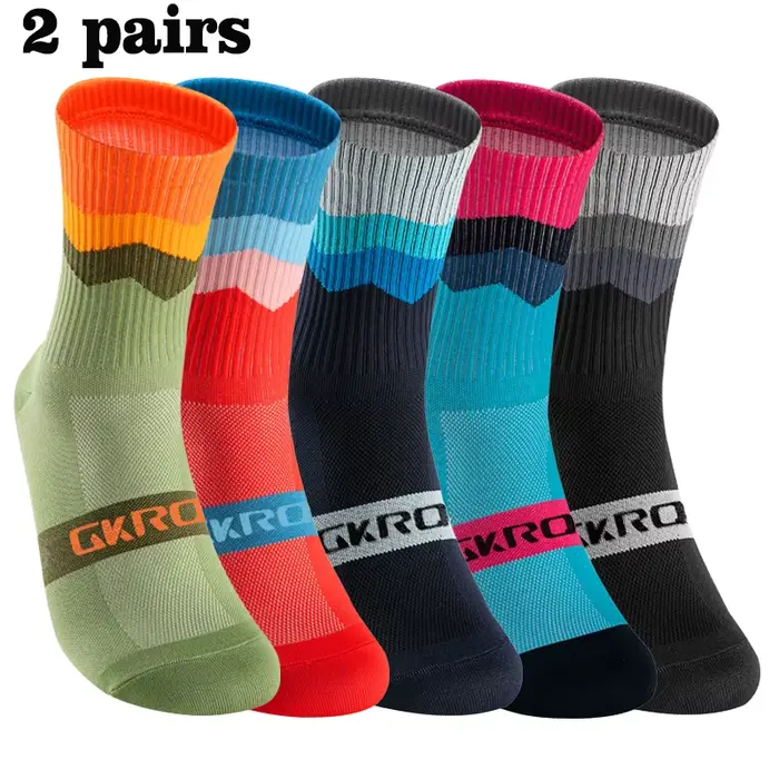 Chaussettes cyclisme professionnelles respirantes pour femmes - Compression sportive route et VTT