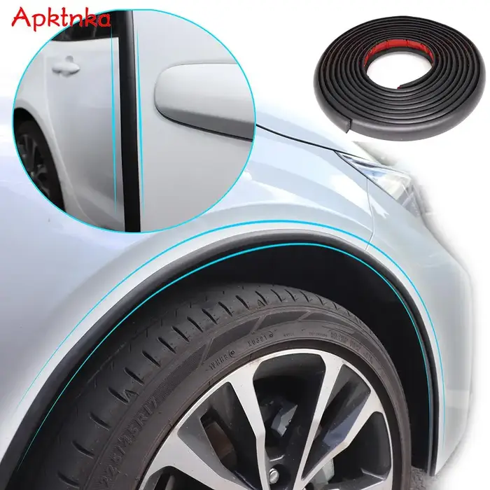 Garde-boue universel en caoutchouc pour voiture, 300cm, protection contre les éclaboussures, Extensi