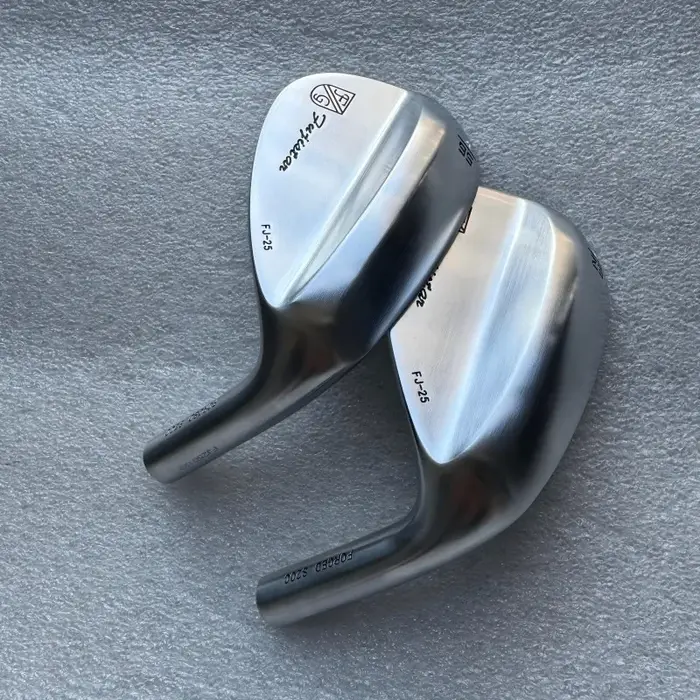 FUJISTAR FJ-25 forgé S20C acier au carbone rotation fraisée visage cale de golf têtes de golf 46-60 