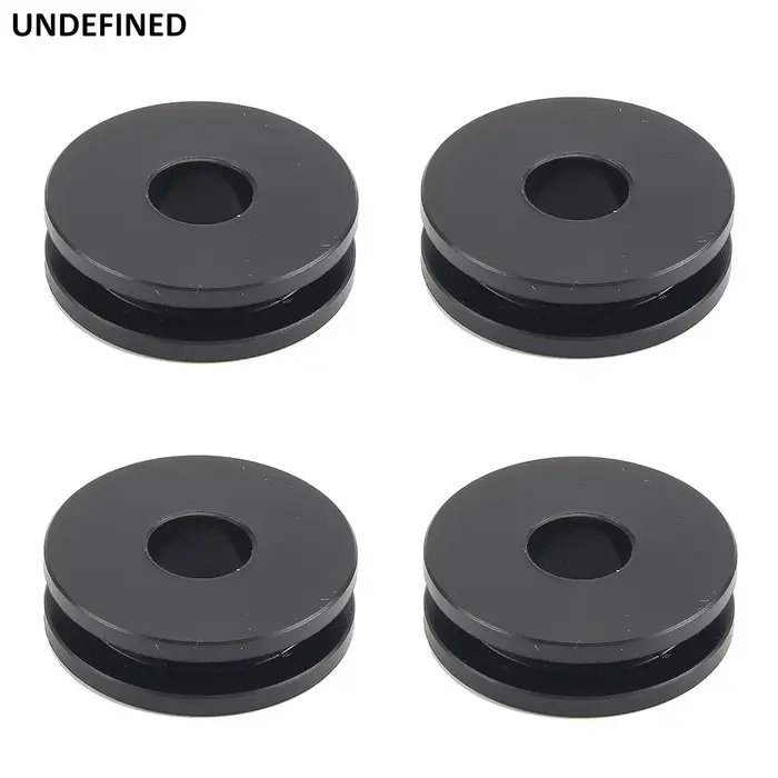Oeillets de bague de montage de pare-brise, accessoires de moto en plastique POM noir pour Harley He