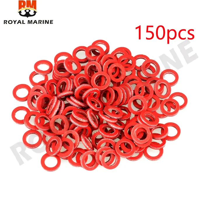 Joint de vis de vidange d'huile pour unité inférieure rouge, 150 pièces, adapté à Yamaha 90430-08020