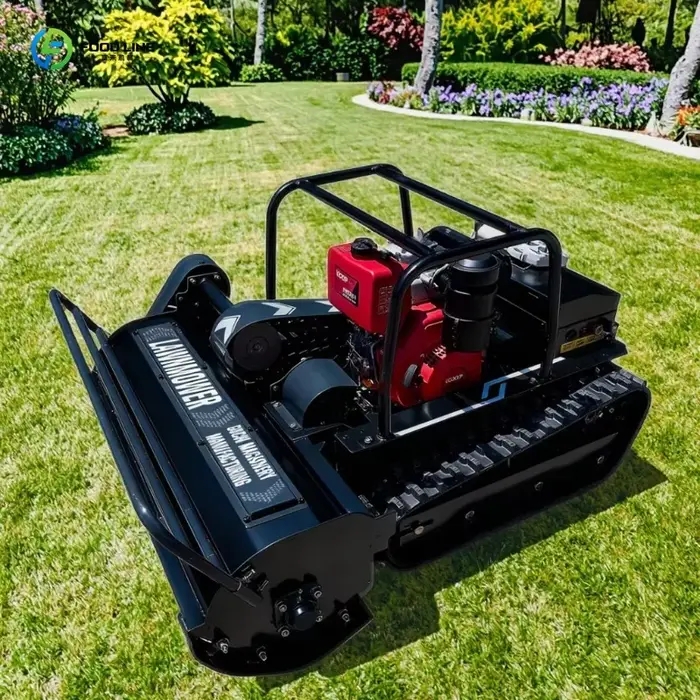 Tondeuse à gazon autotractée personnalisée en promotion, équipement agricole de jardinage télécomman