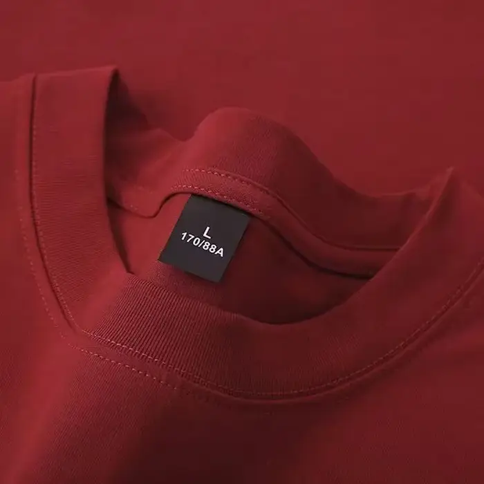 T-shirts en coton 600g pour hommes, manches courtes, poids lourd, col rond, respirant, pour l'été, p