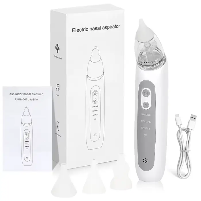 Aspirateur nasal pour bébé, aspirateur nasal électrique pour tout-petit, aspirateur nasal automatiqu