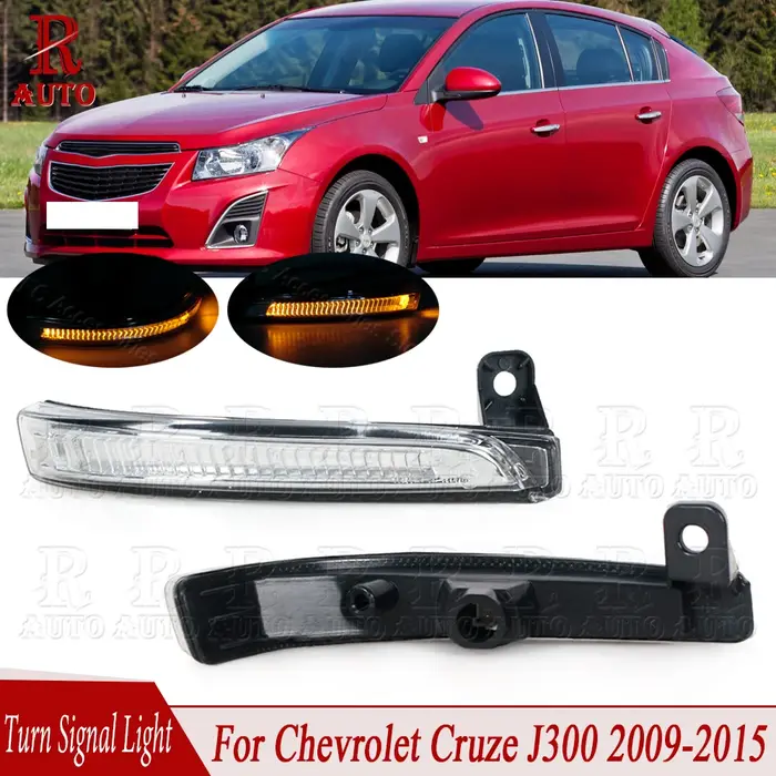 R-AUTO clignotant voiture LED rétroviseur lumière 94537661 94537660   Pour Chevrolet Cruze J300 2009