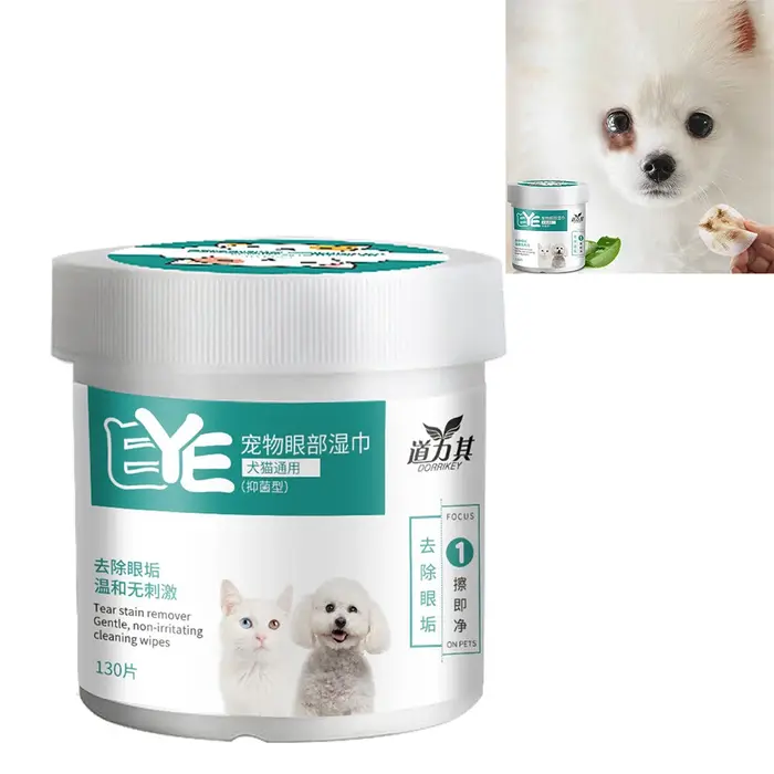 Lingettes nettoyantes pour les yeux pour chiens et chats, lingettes pour animaux de compagnie, tout 