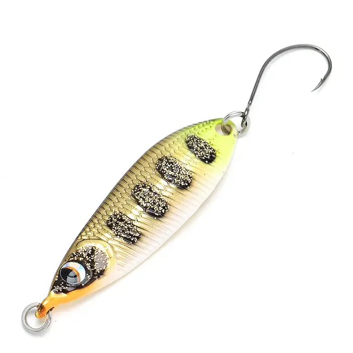 Lunker cuillère 2g 3.5g 5g pêche appât dur leurres ruisseau de rivière bar d'eau douce brochet truit