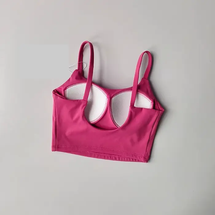 Femmes Sport soutien-gorge haut Push Up Fitness fixe avec coussinet Yoga soutien-gorge sous-vêtement