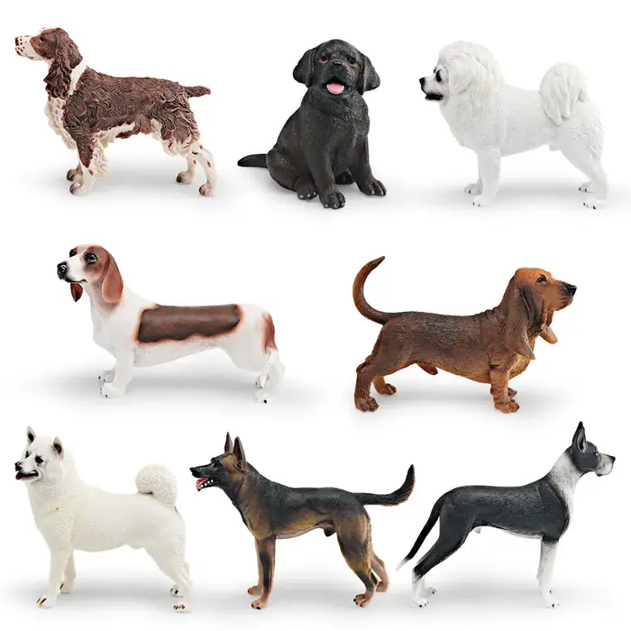 Figurines de Simulation de chien de compagnie
