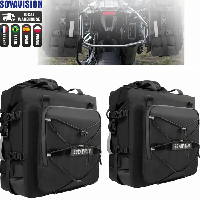 Sacoche de moto sac latéral étanche pour BMW R1200GS ADV KAWASAKI YAMAHA Honda Suzuki voyage moto ba