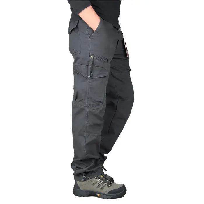 Salopette cargo tactique camouflage printemps automne - Multi-poches pour chasse militaire streetwear