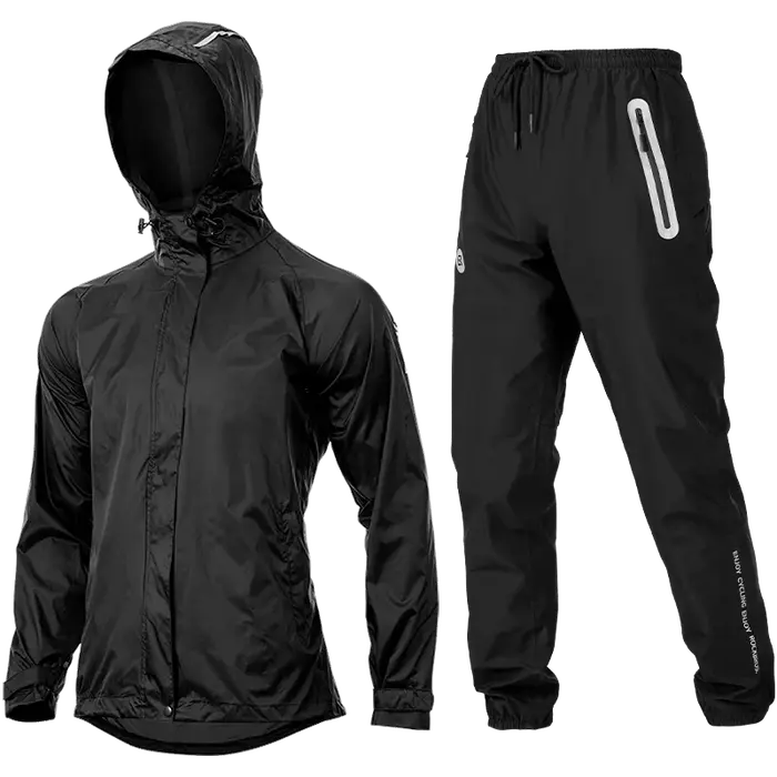 ROCKBROS – ensemble veste et pantalon de cyclisme, réfléchissant, respirant, vêtements de Sport de p