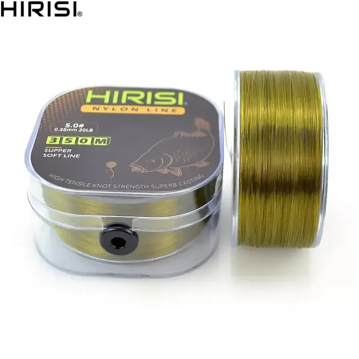 Hirisi 350m ligne de pêche Super forte japon Monofilament Nylon carpe ligne de pêche accessoires de 